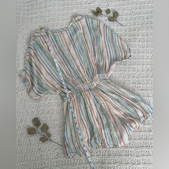 Urban Outfitters Short Sleeved Striped Romper - Picture 7 of 8